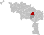 La Louvière Hainaut Belgium Map